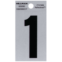 Thumbnail for Hillman Reflective Mylar Sticker Number 0-9 2
