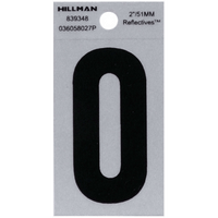 Thumbnail for Hillman Reflective Mylar Sticker Number 0-9 2