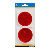 Thumbnail for Hillman Round Red Reflectors 3 in.  | Gilford Hardware