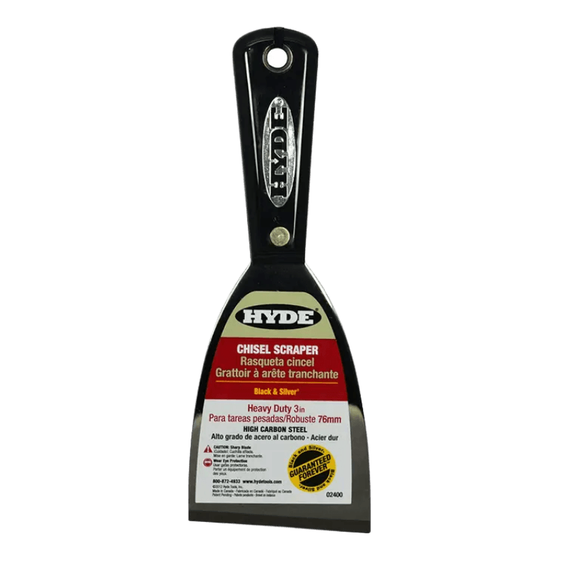 Hyde Chiseled-Edge Paint Scraper 3" | Putty Knives & Scrapers | Gilford Hardware & Outdoor Power Equipment