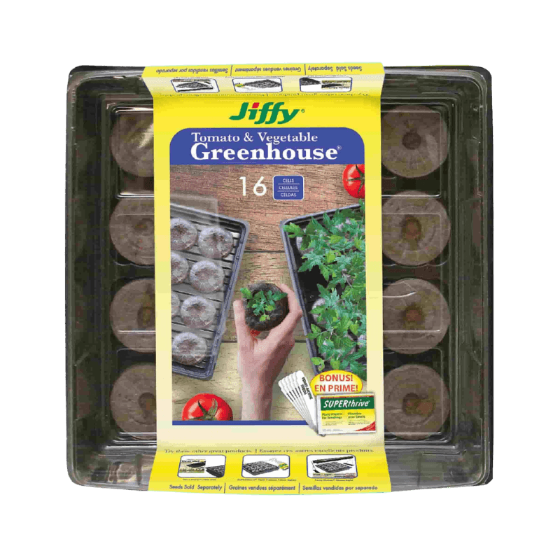 Jiffy Tomato & Vegetable Seed Starting Greenhouse | Pots & Planters | Gilford Hardware & Outdoor Power Equipment