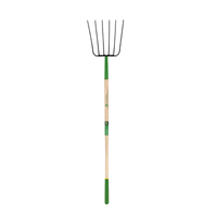 Thumbnail for John Deere Steel 6 tines Manure Fork 9.25 in. W | Gardening Forks | Gilford Hardware & Outdoor Power Equipment