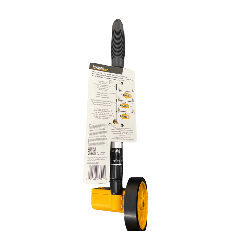 Johnson Measuring Wheel 1-Foot Circ. (4" Dia.) | Gilford Hardware