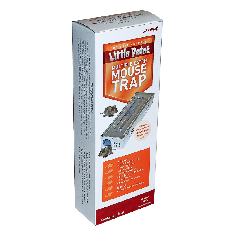 JT Eaton Little Pete® Slim Multiple Catch Mouse Trap w/ Clear Window | Pest Control Traps | Gilford Hardware