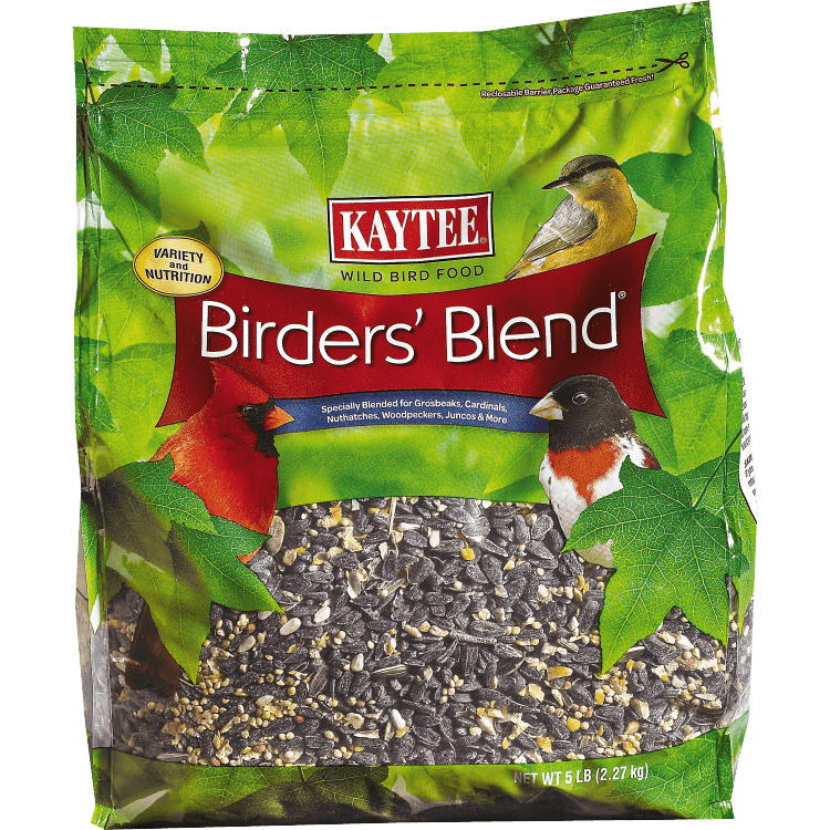 Kaytee Birders Blend Songbird Wild Bird Food Black Oil Sunflower Seed 5 lb. | Gilford Hardware