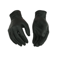 Thumbnail for Kinco Nitrile Disposable Gloves Large Black Powder Free 40-Pack. | Gilford Hardware