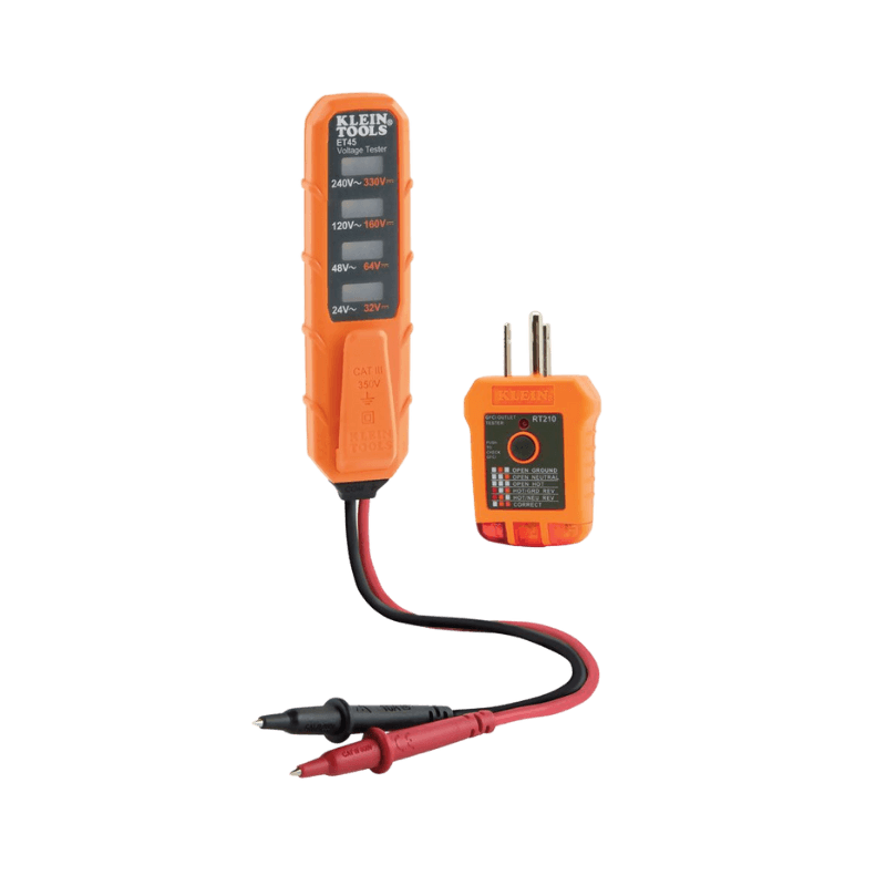 Klein Tools AC/DC Voltage and GFCI Receptacle Outlet Test Kit | Gilford Hardware