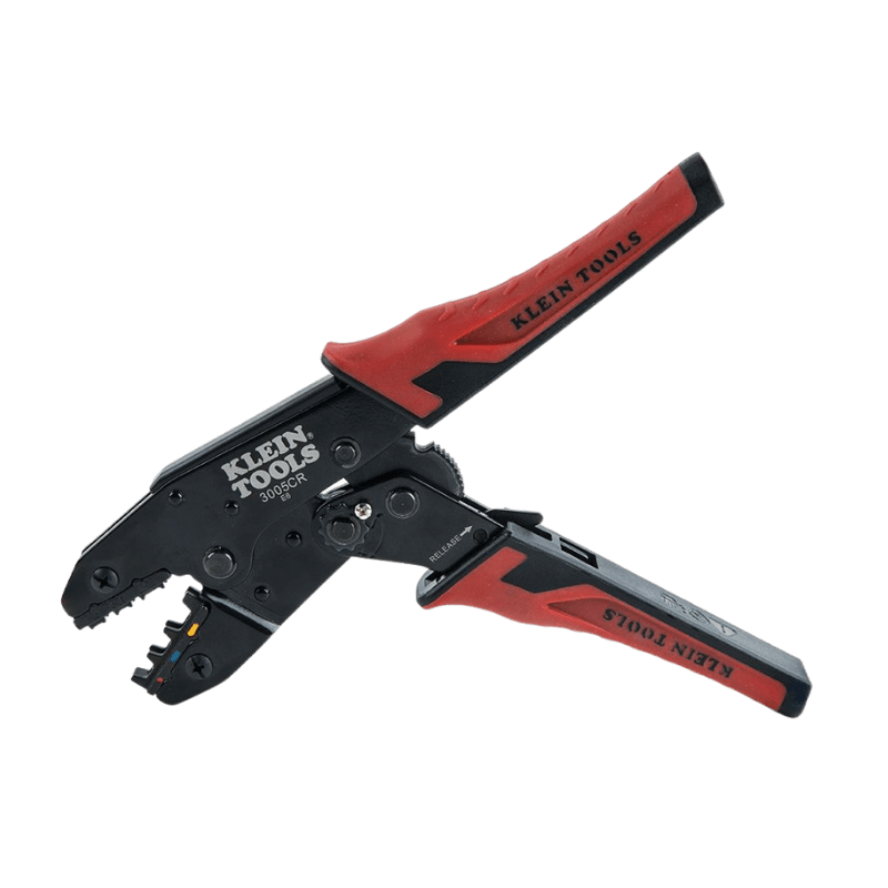 Klein Tools Ratcheting Crimper 10-22 AWG - Insulated Terminals | Wire strippers | Gilford Hardware