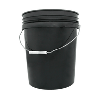 Thumbnail for Leaktite Black Plastic Bucket 5 gallon | Gilford Hardware 