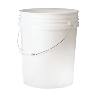 Thumbnail for Leaktite White Plastic 5 Gallon Bucket | Gilford Hardware