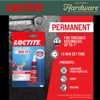 Thumbnail for Loctite Threadlocker High Strength Liquid 0.2 oz. | Hardware Glue & Adhesives | Gilford Hardware