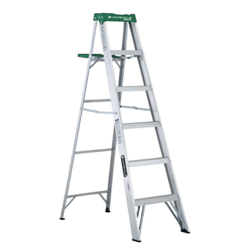 Louisville Aluminum Step Ladder Type II 6ft. 225 lb. | Gilford Hardware