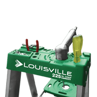 Thumbnail for Louisville Aluminum Step Ladder Type II 6ft. 225 lb. | Gilford Hardware