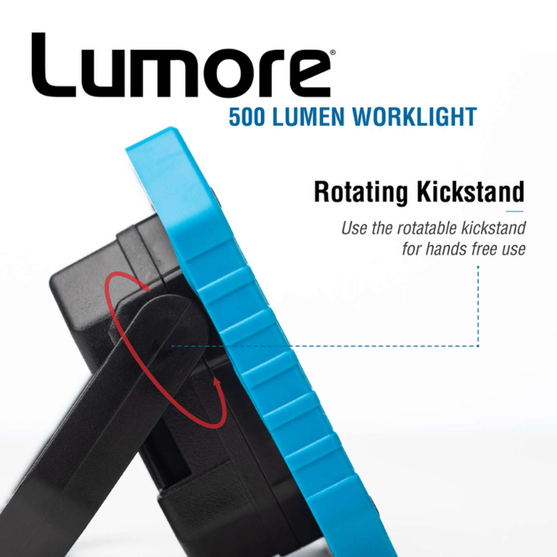 Lumore Portable Work Light 500 Lumen | Work Lights | Gilford Hardware