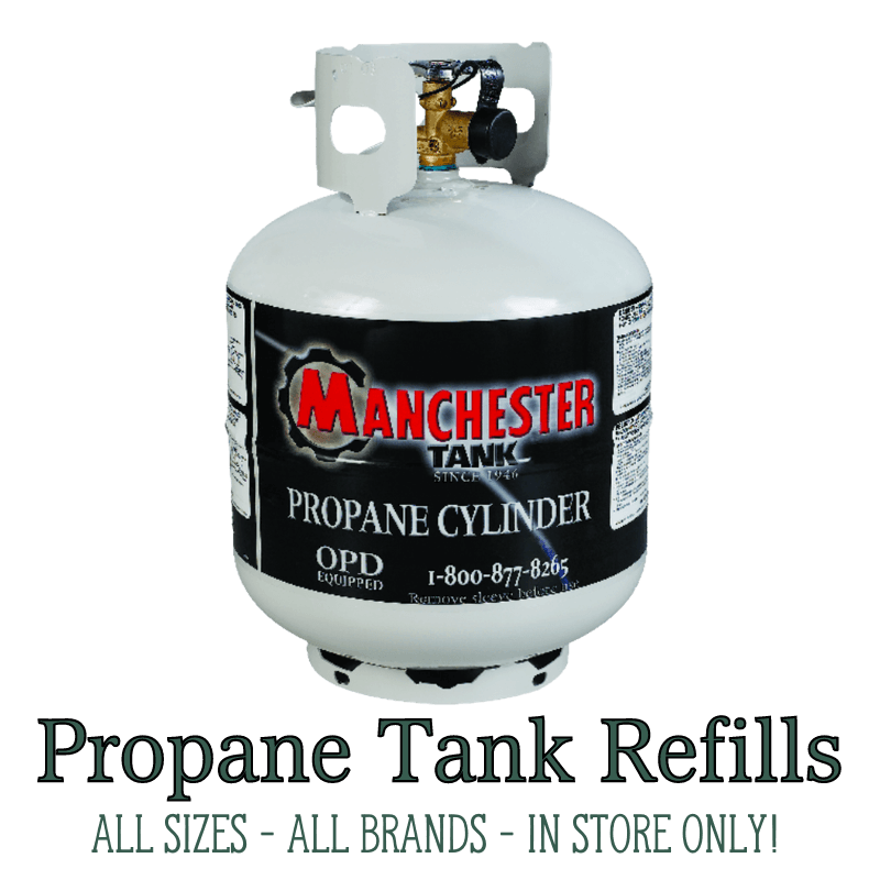 Manchester FILLED Propane Tank 20 lb. | Propane | Gilford Hardware & Outdoor Power Equipment