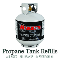 Thumbnail for Manchester FILLED Propane Tank 20 lb. | Propane | Gilford Hardware & Outdoor Power Equipment