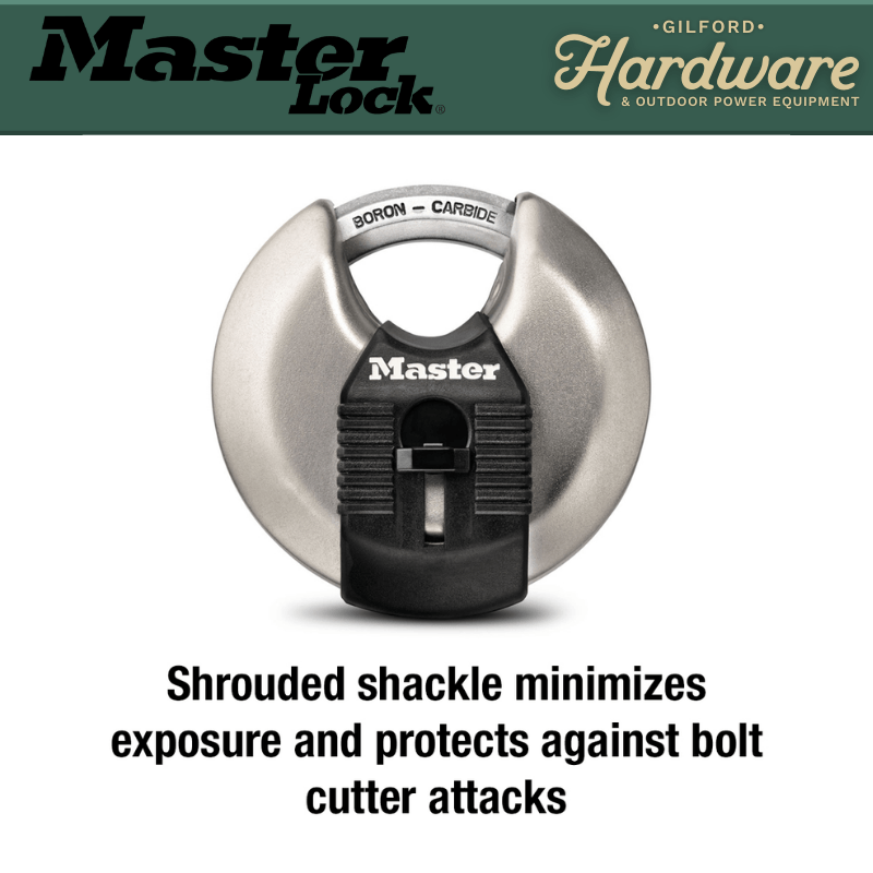 Master Lock Shrouded Shackle Padlock 2-3/4 in. | Gilford Hardware