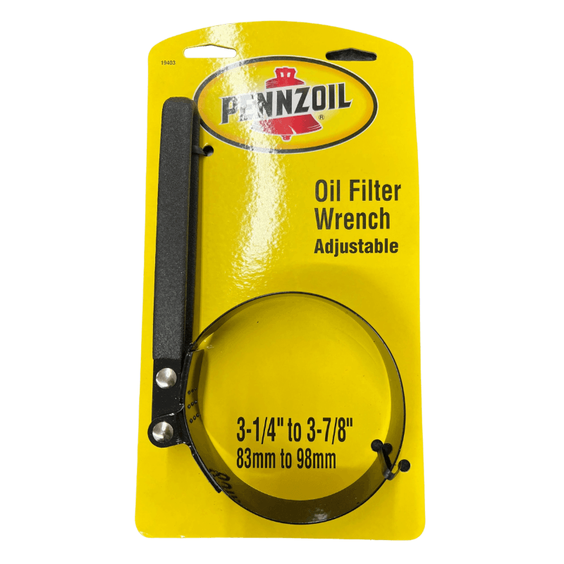 Pennzoil Oil Filter Wrench Adjustable 3-1/4" - 3-7/8" | filter wrench | Gilford Hardware & Outdoor Power Equipment