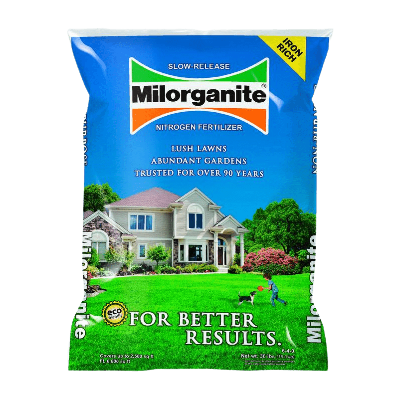 Milorganite Slow-Release Nitrogen Fertilizer 2500 sq. ft. | Fertilizers | Gilford Hardware & Outdoor Power Equipment