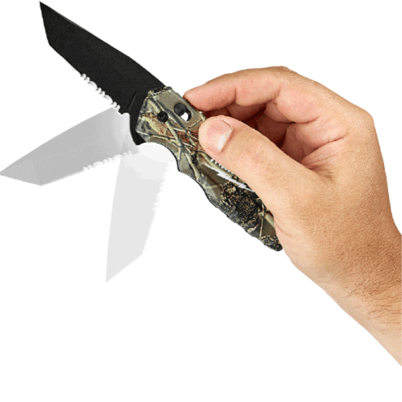 Milwaukee Fastback 7-3/4 in. Flip Spring Assisted Pocket Knife Camouflage | Utility Knives | Gilford Hardware & Outdoor Power Equipment
