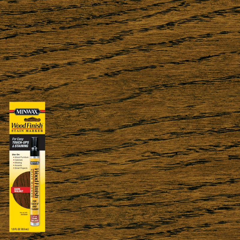 Minwax Oil Stain Marker Semi-Transparent Dark Walnut 0.33 oz. | Gilford Hardware 