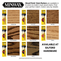 Thumbnail for Minwax Oil Stain Marker Semi-Transparent Dark Walnut 0.33 oz. | Gilford Hardware 