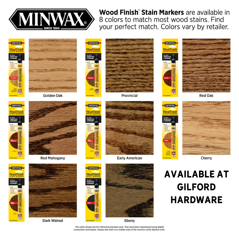 Minwax Oil Stain Marker Semi-Transparent Golden Oak 0.33 oz. | Gilford Hardware 