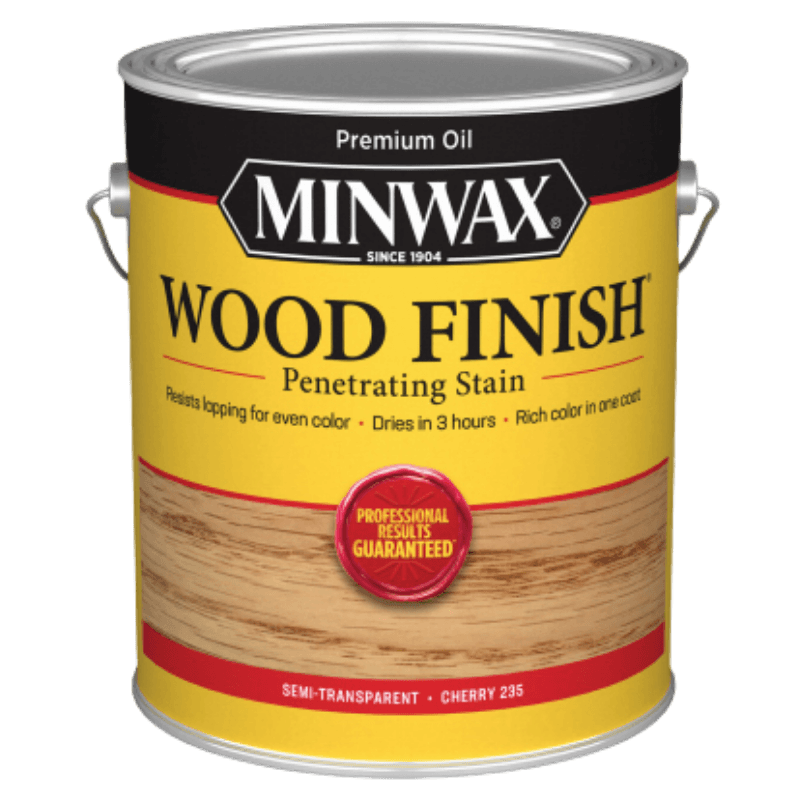 Minwax Oil-Based Wood Stain Semi-Transparent Cherry 1 Gal. | Gilford Hardware 