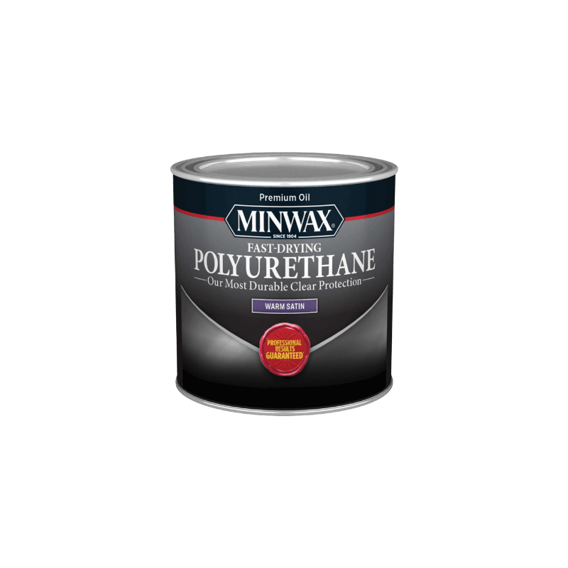 Minwax Polyurethane Fast-Drying Clear Satin Clear 0.5 pt. | Stains | Gilford Hardware & Outdoor Power Equipment