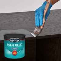 Thumbnail for Minwax Polycrylic Protective Finish Satin Clear  0.5 pt. | Stains | Gilford Hardware & Outdoor Power Equipment