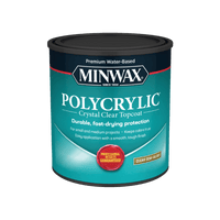 Thumbnail for Minwax Semi-Gloss Clear Polycrylic 1 qt. | Stains | Gilford Hardware & Outdoor Power Equipment