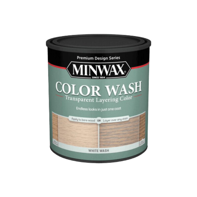Minwax Transparent White Wash Water-Based Wood Pickling Stain 1 qt. | Stains | Gilford Hardware