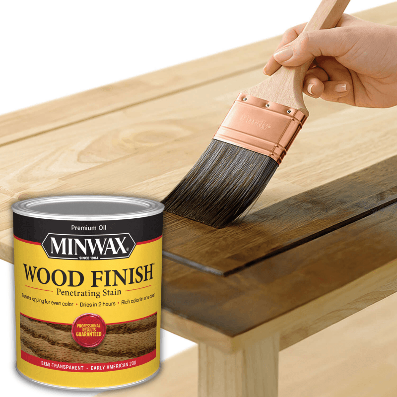 Minwax Oil Stain Semi-Transparent Early American 1 qt. | Stains | Gilford Hardware & Outdoor Power Equipment