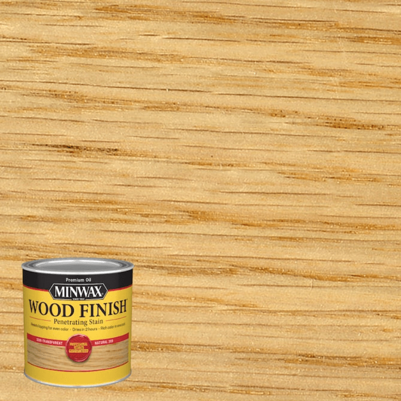Minwax Oil-Based Wood Stain Semi-Transparent Natural 0.5 pt. | Stains | Gilford Hardware & Outdoor Power Equipment