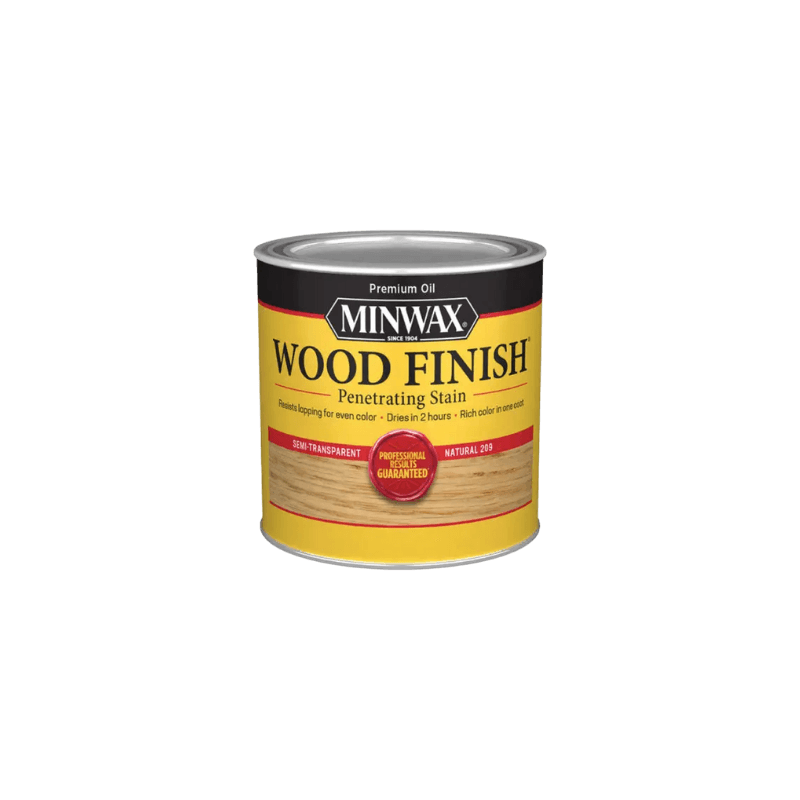 Minwax Oil-Based Wood Stain Semi-Transparent Natural 0.5 pt. | Gilford Hardware 