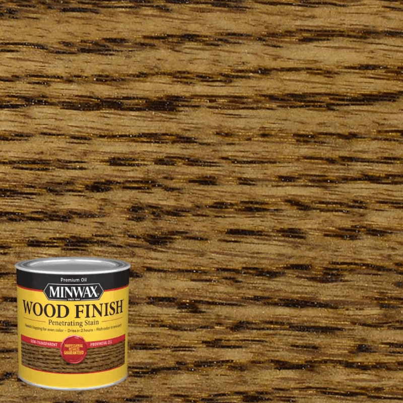 Minwax Oil-Based Wood Stain Semi-Transparent Provincial 0.5 pt. | Gilford Hardware 