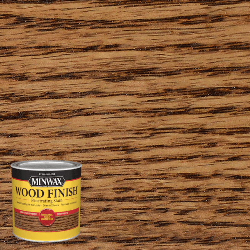 Minwax Oil-Based Wood Stain Semi-Transparent Red Oak 0.5 pt. | Paint And Cleaning Supplies | Gilford Hardware & Outdoor Power Equipment