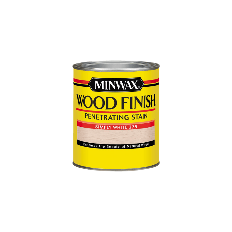 Minwax Wood Oil Stain Semi-Transparent Simply White 1 qt. | Gilford Hardware 