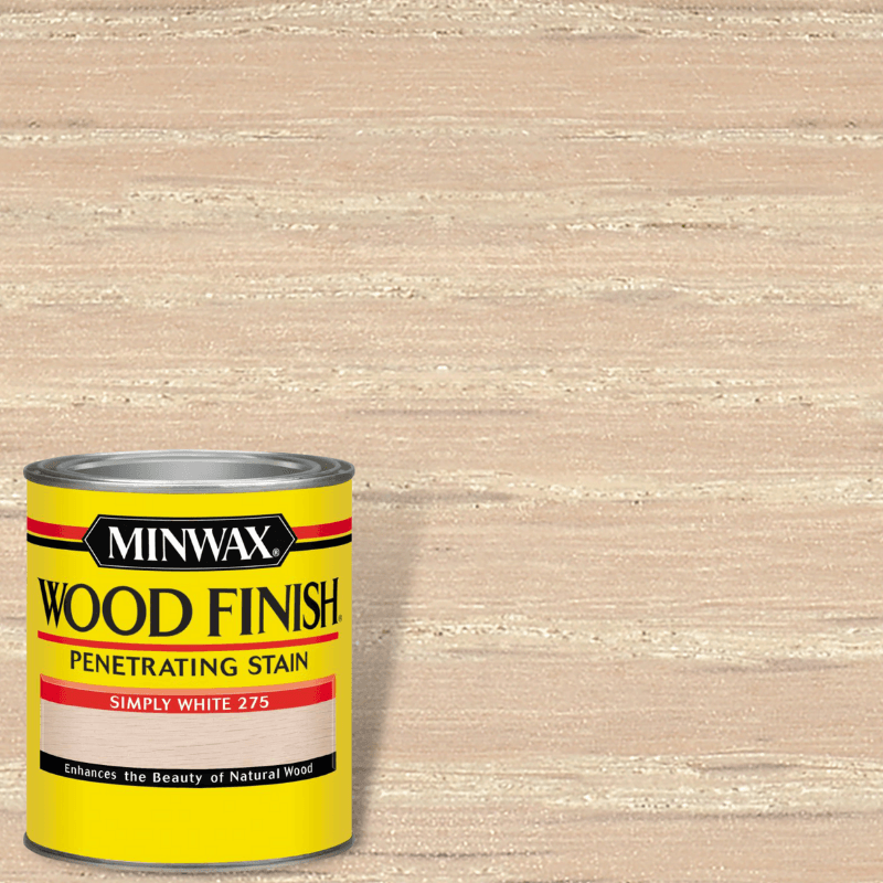 Minwax Wood Oil Stain Semi-Transparent Simply White 1 qt. | Gilford Hardware 
