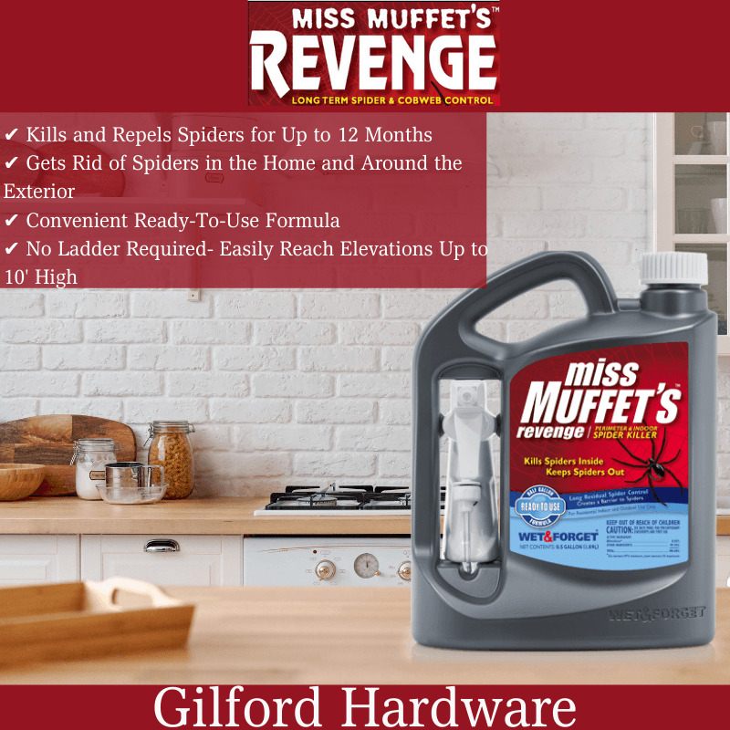 Wet & Forget Miss Muffet's Revenge Liquid Spider Killer 64 oz. | Gilford Hardware