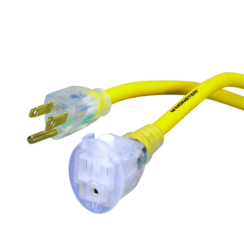 Monster Indoor and Outdoor Extension Cord 12/3 SJTW 25' | Extension Cords | Gilford Hardware