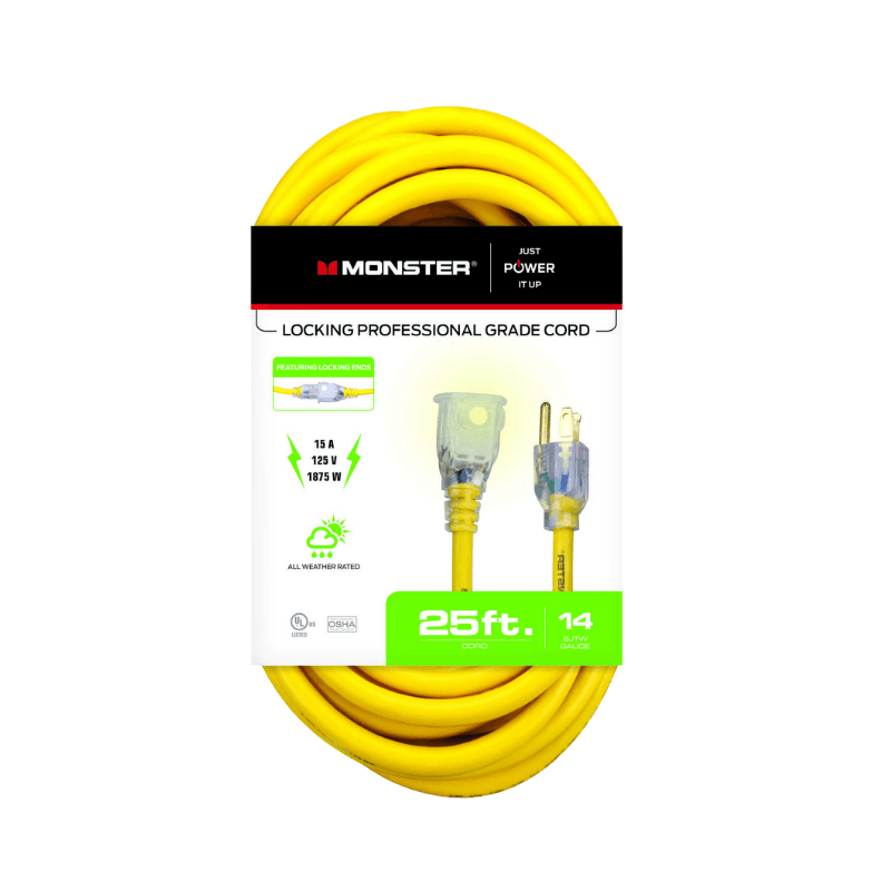 Monster Indoor and Outdoor Extension Cord 14/3 25' | Gilford Hardware