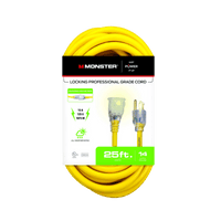 Thumbnail for Monster Indoor and Outdoor Extension Cord 14/3 25' | Gilford Hardware