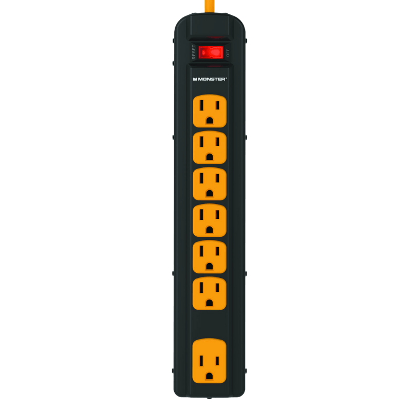 Monster Power Strip 7 Outlet/Surge Protector 4 ft. | Gilford Hardware