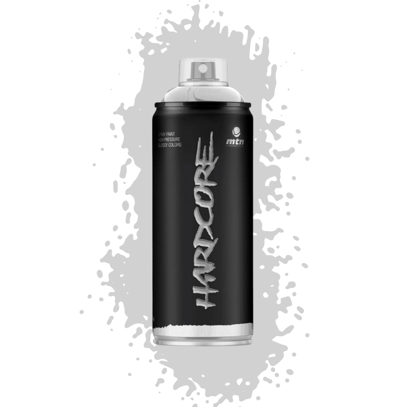 Montana Hardcore Gloss Silver Chrome Spray Paint 11 oz. | Gilford Hardware