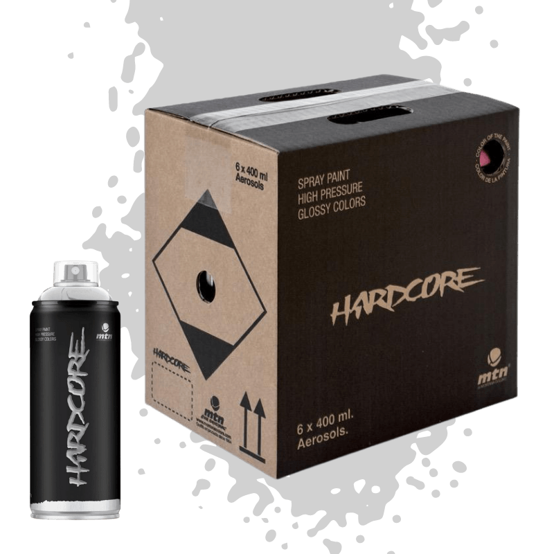 Montana Hardcore Gloss Silver Chrome Spray Paint 11 oz. | Gilford Hardware