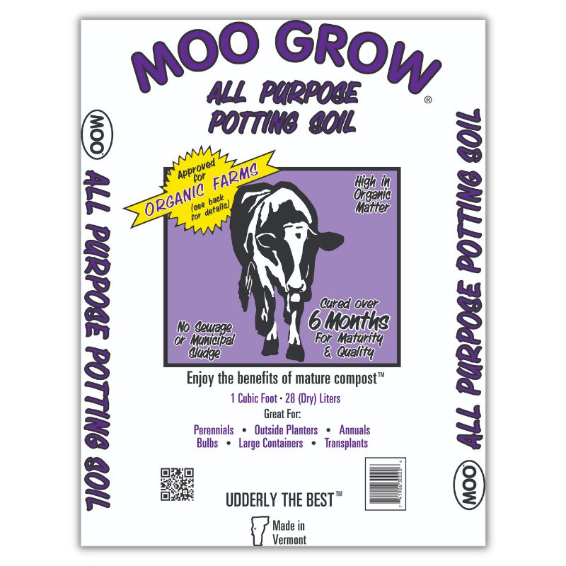 Moo Grow All Purpose Potting Soil 1 cu. ft.  | Gilford Hardware 