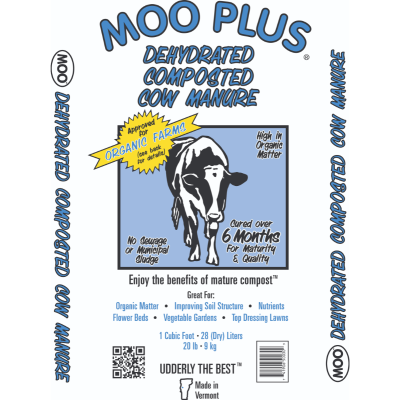 Moo Plus Dehydrated Cow Manure 1 ft³ | Fertilizers | Gilford Hardware & Outdoor Power Equipment