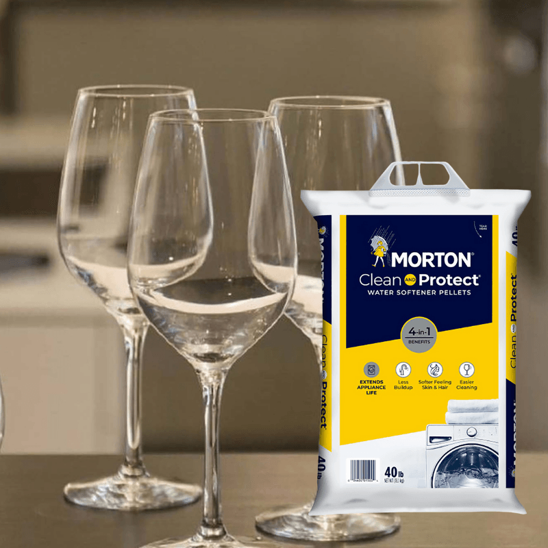 Morton Salt Clean And Protect Water Softener Salt Pellets 40 lb. | Water Softener Salt | Gilford Hardware & Outdoor Power Equipment