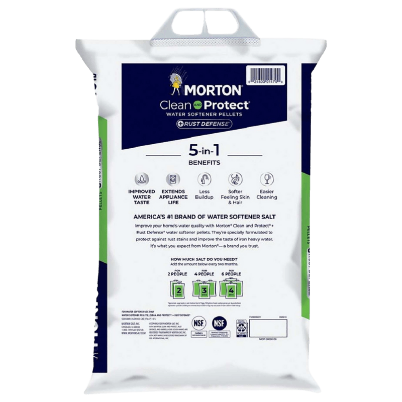 Morton Salt Rust Remover Water Softener Salt Pellets 40 lb. | Gilford Hardware